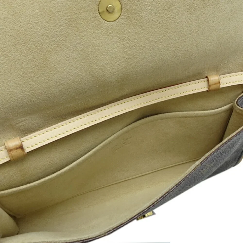 LOUIS VUITTON Authentic Brown Monogram Pochette Shoulder Bag - Picture 6 of 10